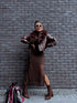 CHOCO jacket with choco fur "SAPPHIRE" CV2183 PRE-ORDER